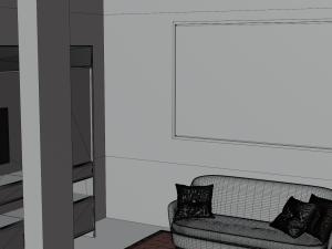 Living Room Model 3D
