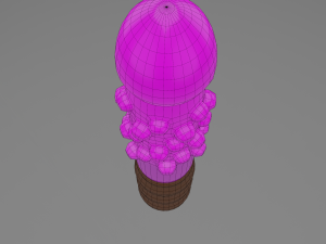 Masturbator with bumps and a leather handle 3Dモデル
