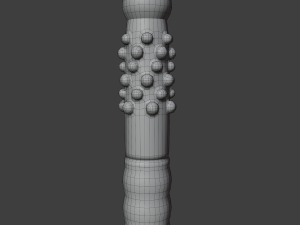 Masturbator with bumps and a leather handle 3Dモデル