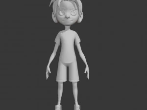 cartoon boy 3D Model