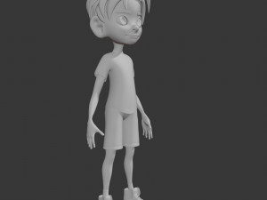 cartoon boy Model 3D