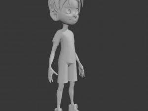 cartoon boy 3D Model