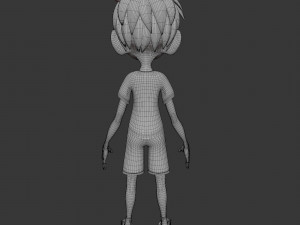 cartoon boy Model 3D