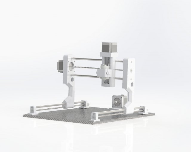 cnc router 3D Model .c4d .max .obj .3ds .fbx .stl .blend 
