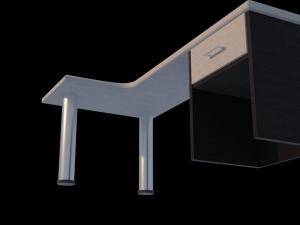 Corner table Modelo 3D