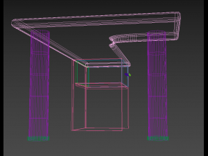 Corner table Modelo 3D