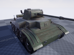 tetrarch tank wwii 3D Model