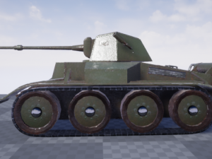tetrarch tank wwii 3D Модель