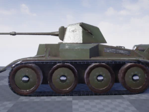tetrarch tank wwii 3D Model