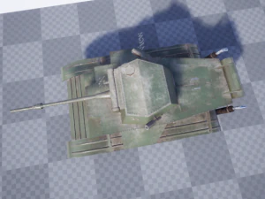 tetrarch tank wwii 3D Model