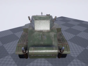 tetrarch tank wwii 3D Model