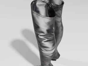 stivali di pelle femminili - scarpe da donna Modello 3D