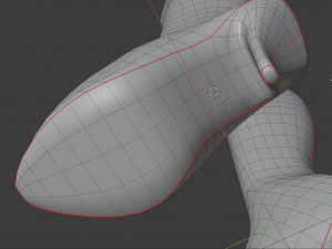 female leather boots - woman shoes 3D Model