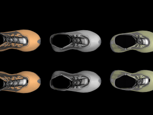 military boots - army shoes Modelo 3D