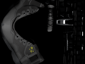 military boots - army shoes Modelo 3D