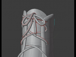 military boots - army shoes Modelo 3D