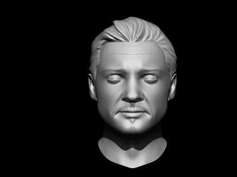 ジェレミー・レナー 3Dプリントモデル