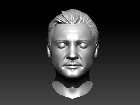 Jeremy Renner 3D 프린트 모델