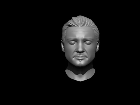 Jeremy Renner 3D 프린트 모델