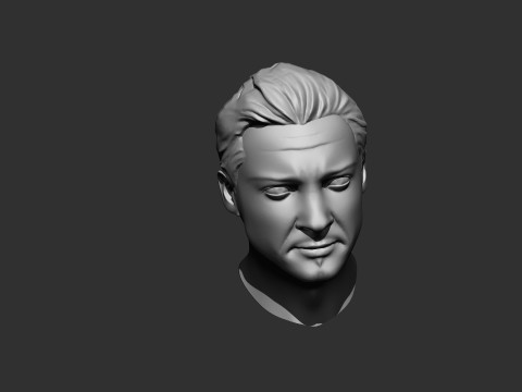 Jeremy Renner 3D 프린트 모델
