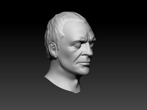 Anthony Hopkins Model do druku 3D