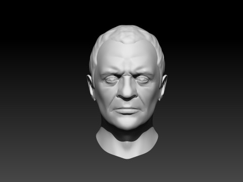 Anthony Hopkins Model do druku 3D