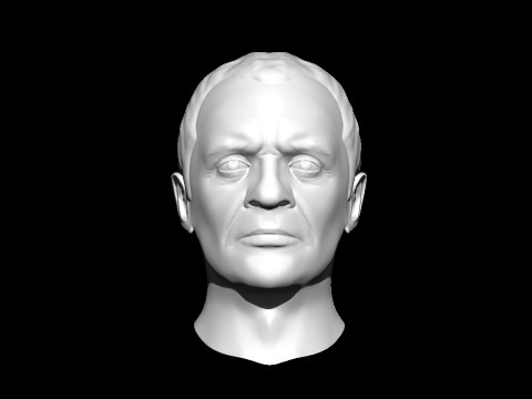 Anthony Hopkins Model do druku 3D