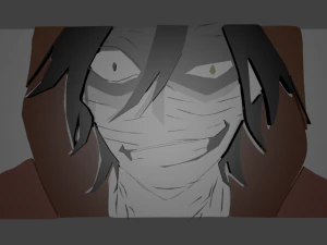 anime character zack 3D Model