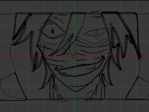 anime character zack 3D Model
