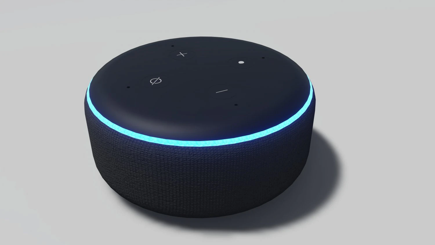 amazon echo dot 3nd generation 3D Model .c4d .max .obj .3ds .fbx .stl .blend 