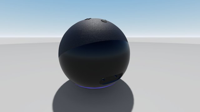 amazon echo dot 4nd generation Model 3D .c4d .max .obj .3ds .fbx .stl .blend 