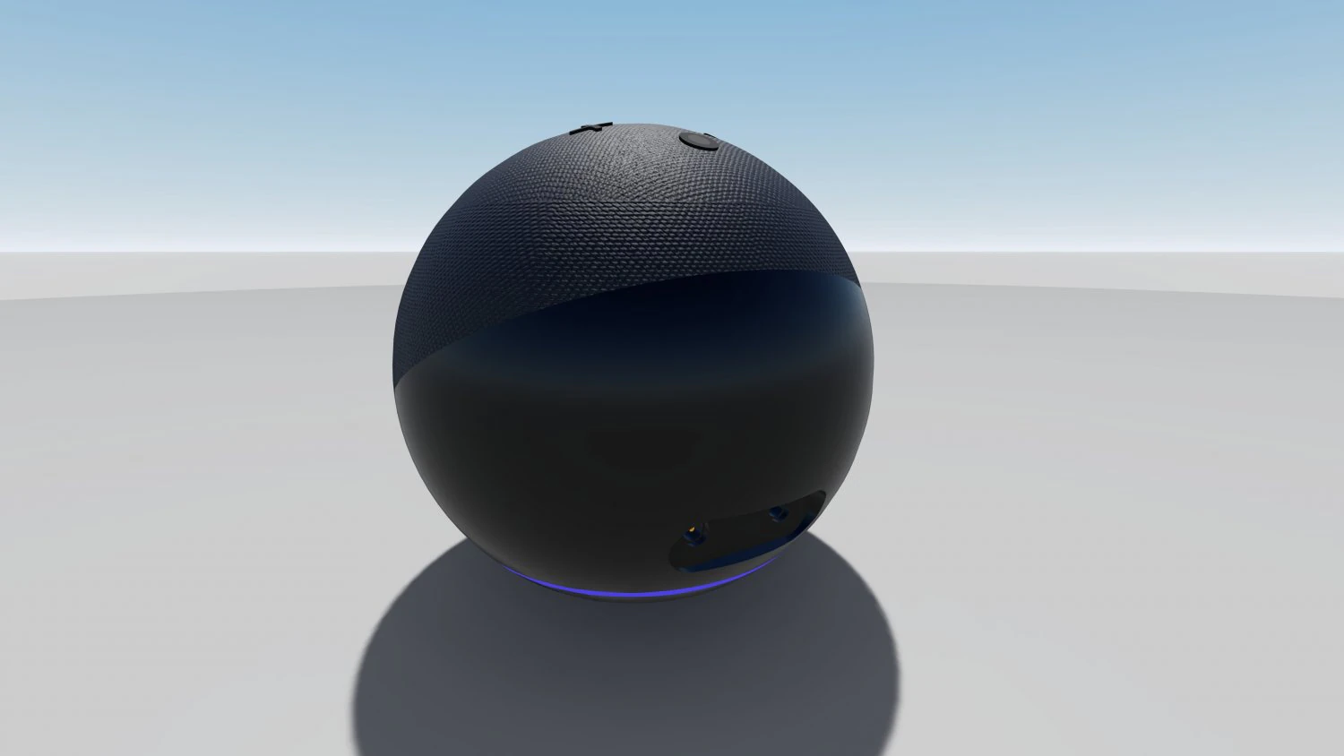 amazon echo dot 4nd generation 3D Model .c4d .max .obj .3ds .fbx .stl .blend 