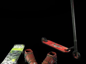 cole&ccedil;&atilde;o de skate vol 1 Modelo 3D