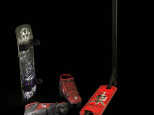 cole&ccedil;&atilde;o de skate vol 1 Modelo 3D