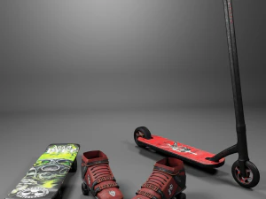 cole&ccedil;&atilde;o de skate vol 1 Modelo 3D
