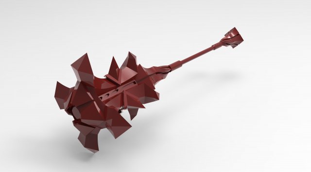 league of legend modekaisers mace downfall night Modello di stampa 3D .c4d .max .obj .3ds .fbx .stl .blend 