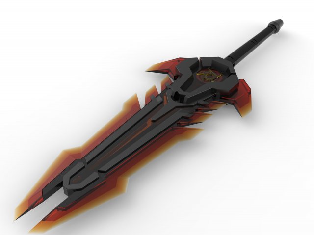 league of legend mecha atrox sword 3D Принт Модель .c4d .max .obj .3ds .fbx .stl .blend 