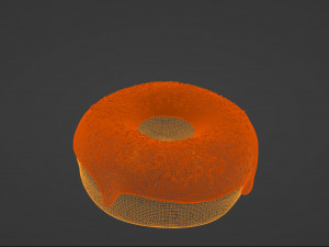 DONUT AND CUP OF COFFE 3D 模型