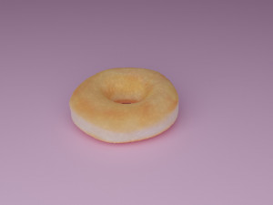 DONUT AND CUP OF COFFE 3D 模型