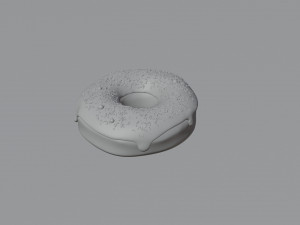 DONUT AND CUP OF COFFE 3D 模型