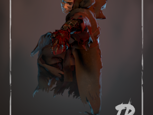demon mage male rigged 3Dモデル