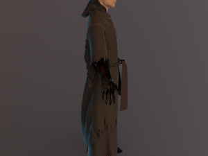 demon mage male rigged 3D Model