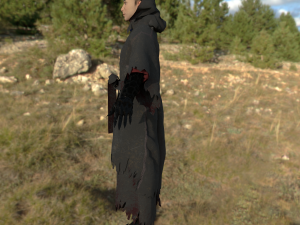 demon mage male rigged 3D Model