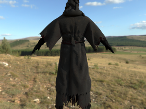 demon mage male rigged 3D Model