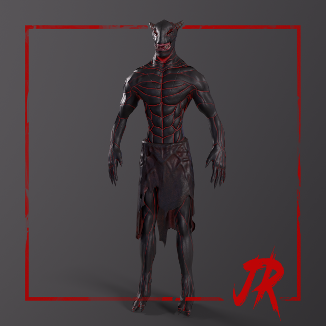 demonid 3D 模型 .c4d .max .obj .3ds .fbx .stl .blend