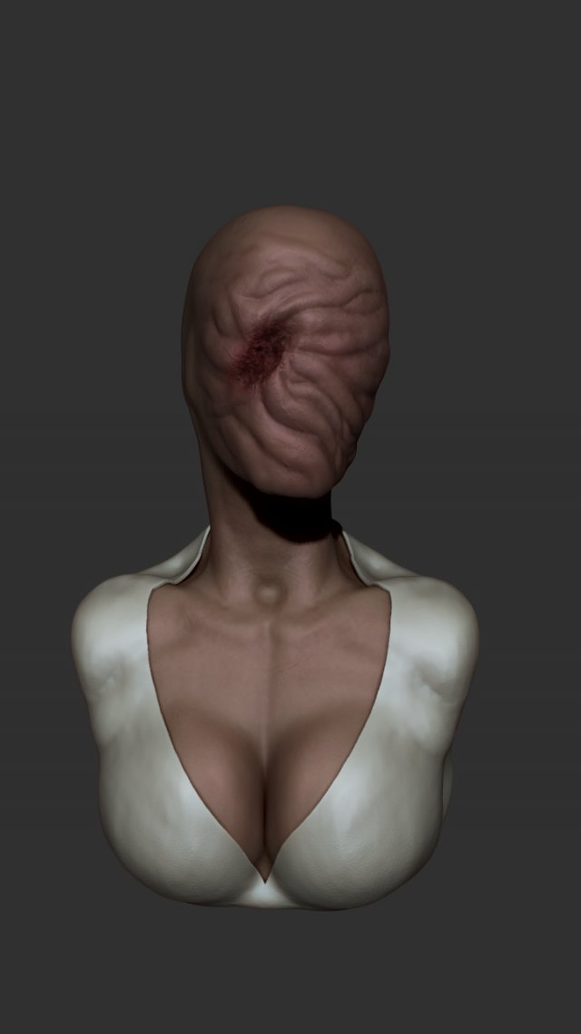 nurse from silent hill Modello 3D .c4d .max .obj .3ds .fbx .stl .blend 
