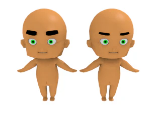 chibi simples Modelo 3D