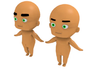 chibi simples 3D Model