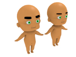 chibi simples 3D Model