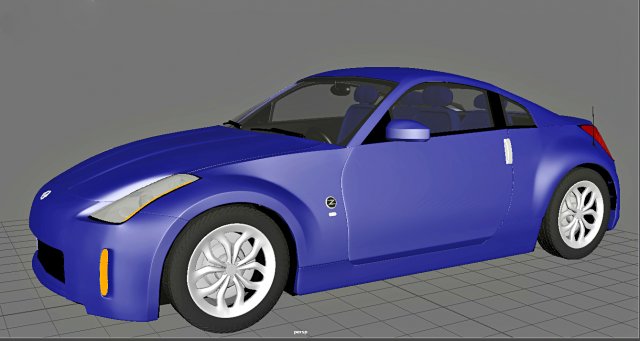 nissan-350z Modelo 3D .c4d .max .obj .3ds .fbx .stl .blend 